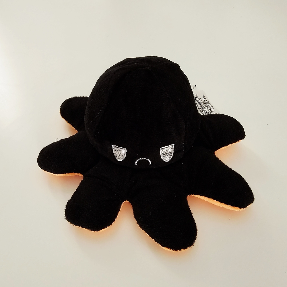 Reversible Angry/Happy Octopus Plush